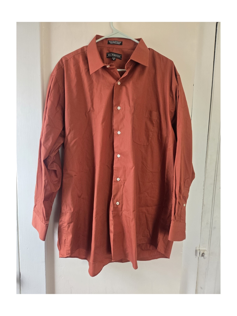 Bill Robinson Men's Long Sleeve Dress Shirt